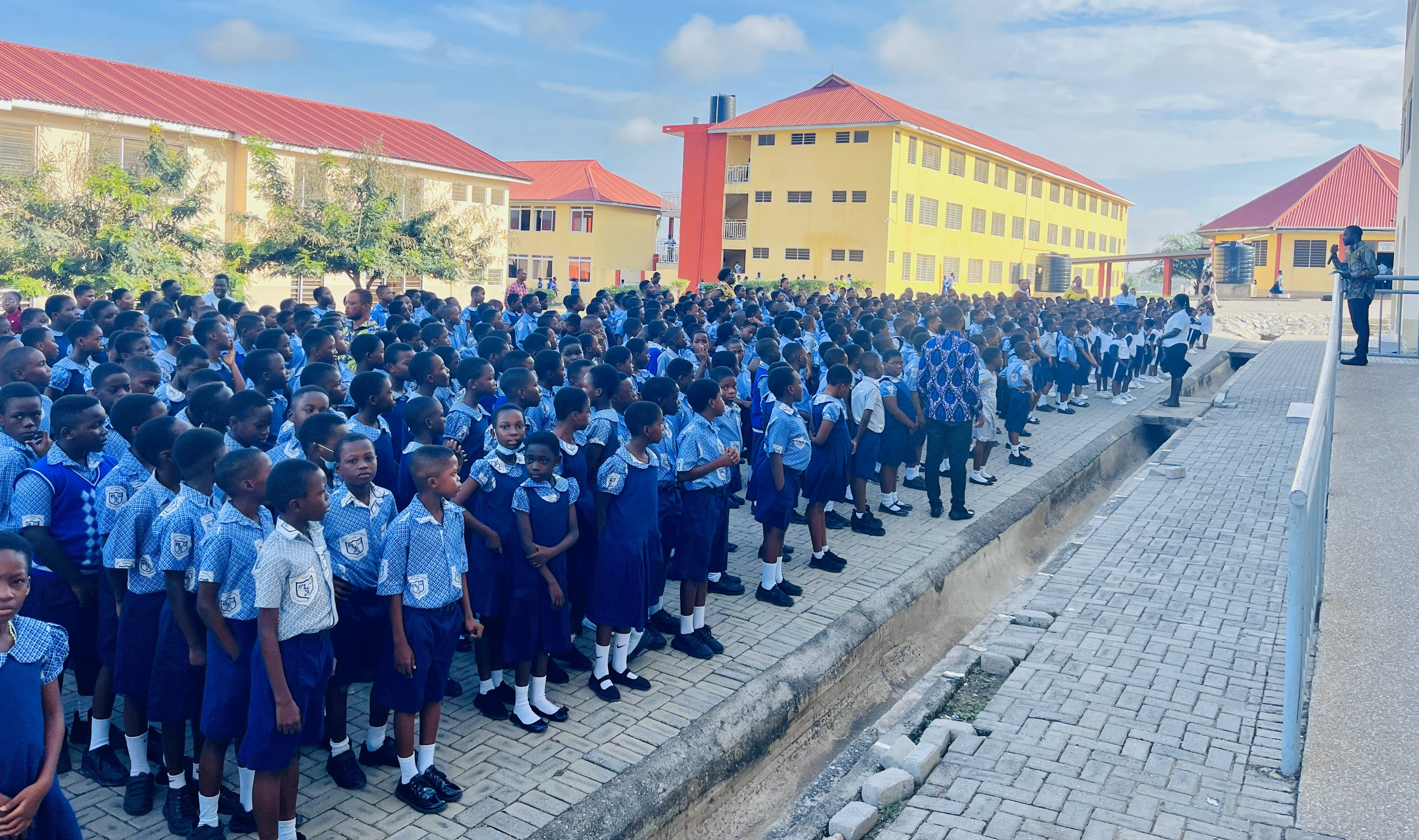 Students socializing